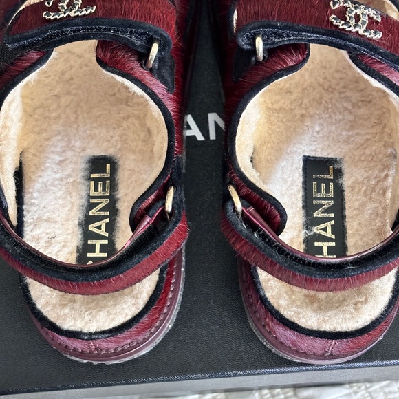 CHANEL Dad Ponyhair Sandals, Size 36 - Picture 4 of 15